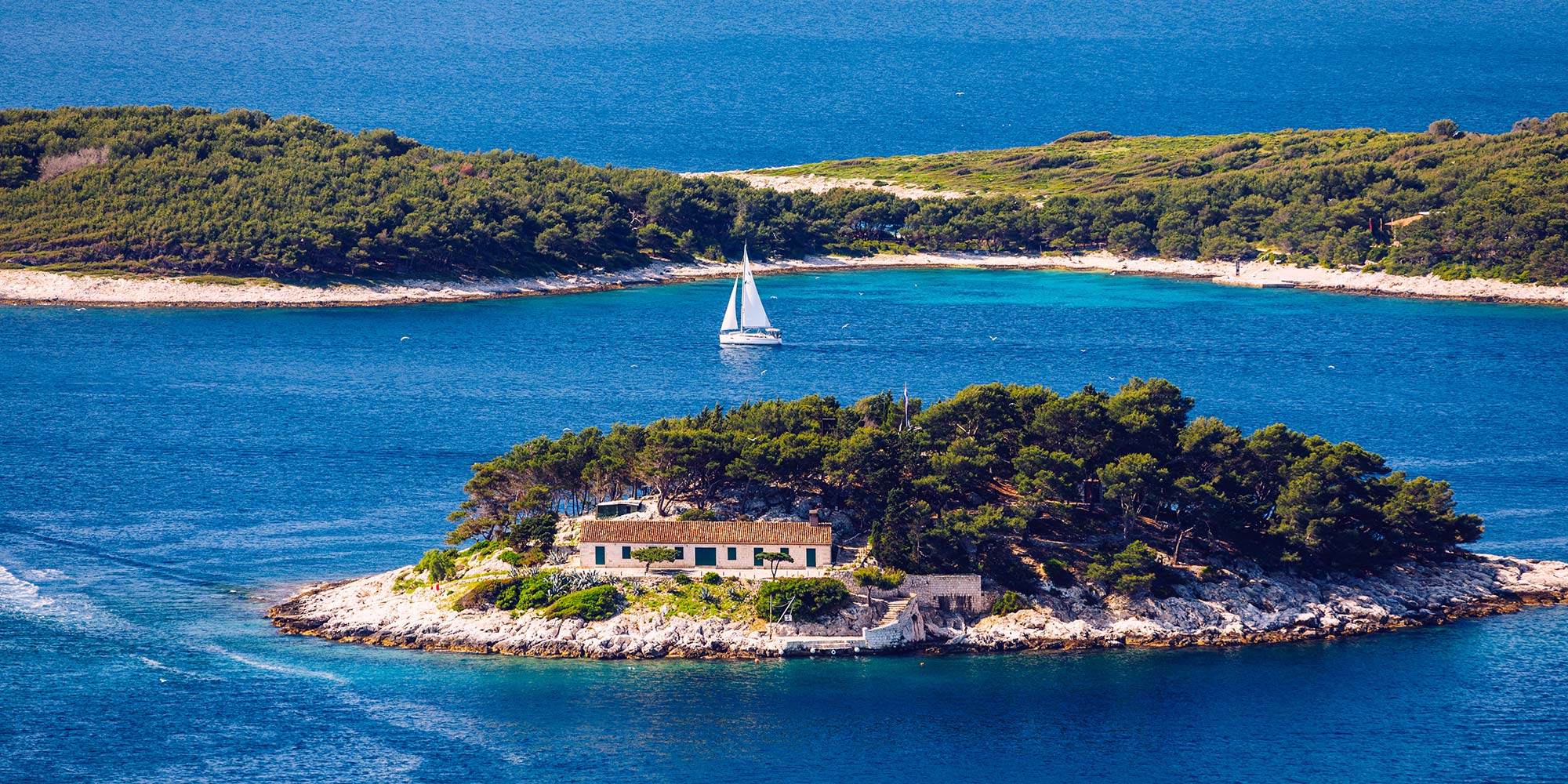 Sailing Route From Split area