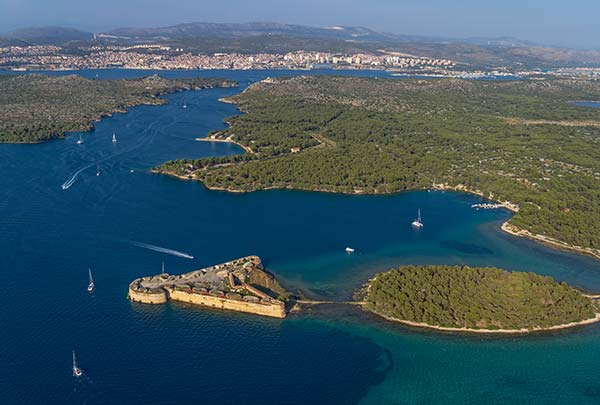 Sibenik Town Port Sebenico