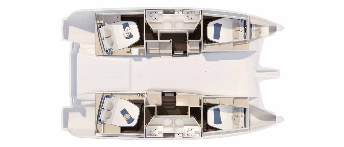 Fountaine Pajot FP 41 Quatuor 4 | Cataya