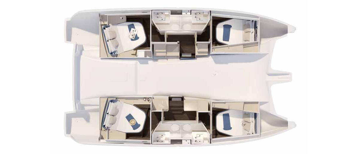 Fountaine Pajot New 41 Quatuor 4 | Cataya