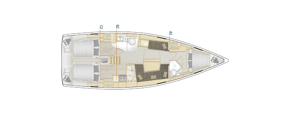 Hanse 418  | Leia