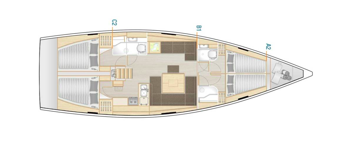 Hanse 458  | Deep Sea