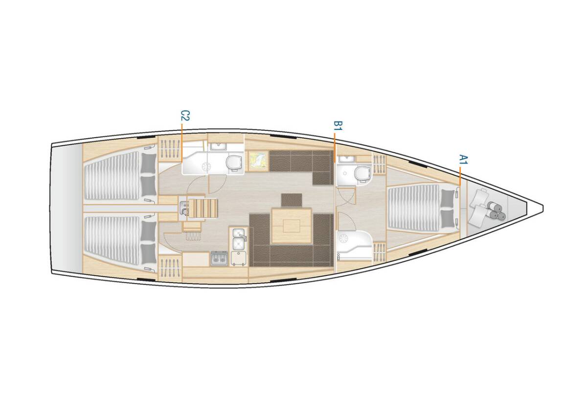 Hanse 458 | Terna