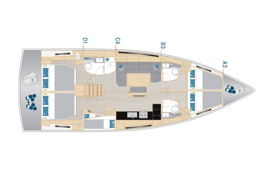 Hanse 460  | Bliss