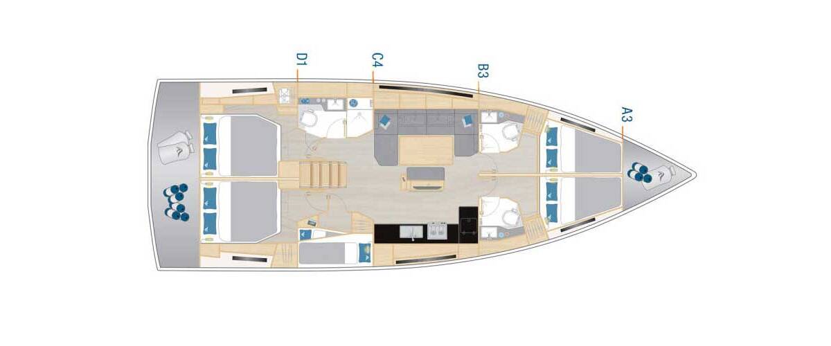 Hanse 460  | Mare Morea