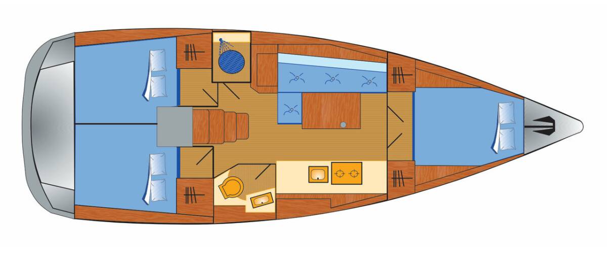Oceanis 38.1  | Tena