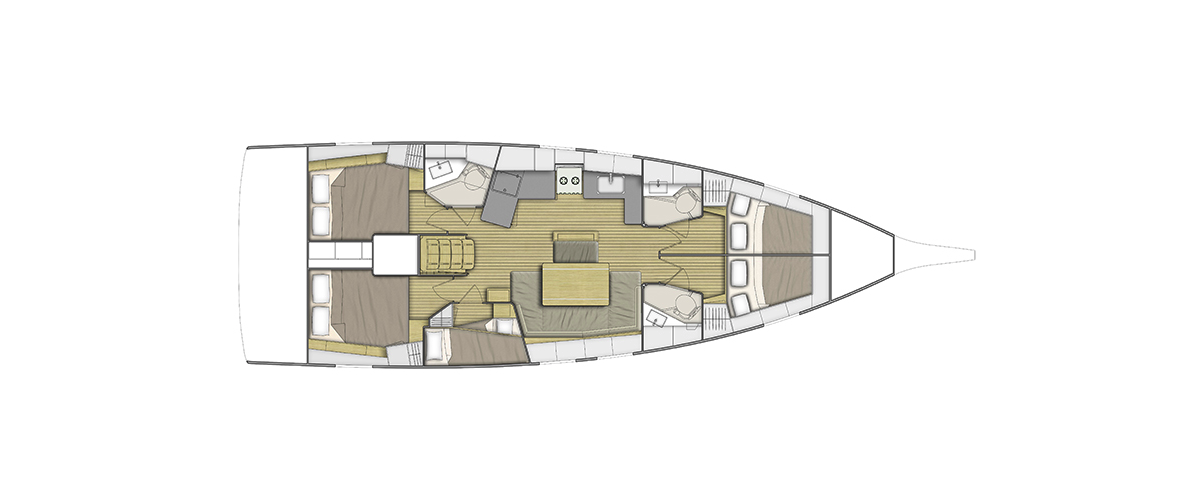 Oceanis 46.1 | Mila 8