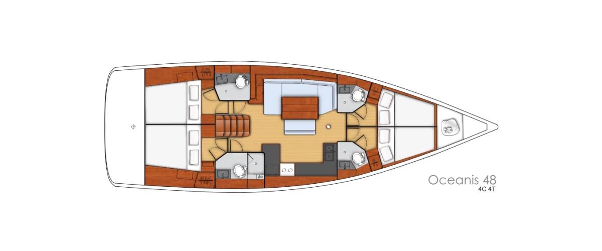Oceanis 48  | Flou
